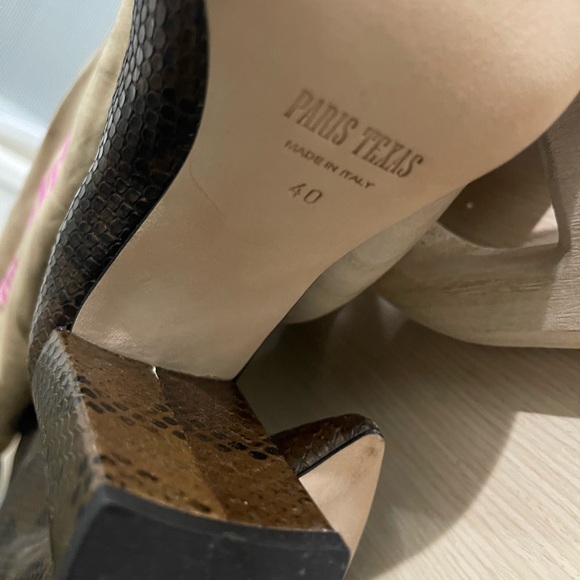 Brand New Knee High Python Print Boot - Picture 5 of 5